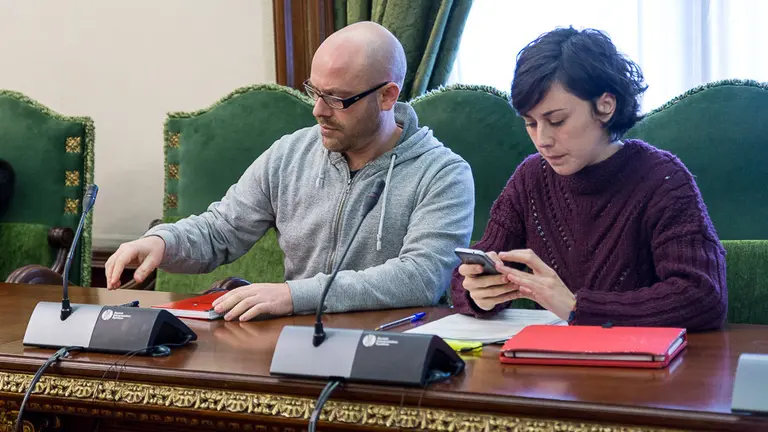 Armando Cuenca, concejal de Aranzadi, comparece en la comisión de Asuntos Ciudadanos (4). IÑIGO ALZUGARAY