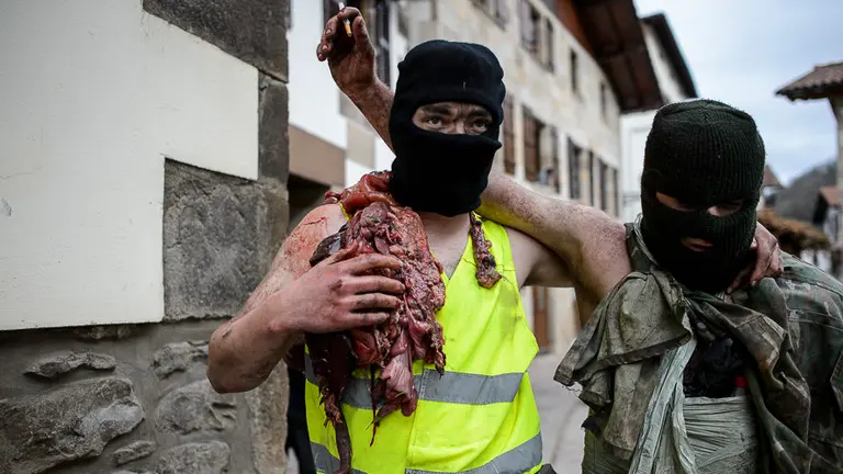 Celebración del carnaval de Ituren y Zubieta. FOTO PABLO LASAOSA (4)