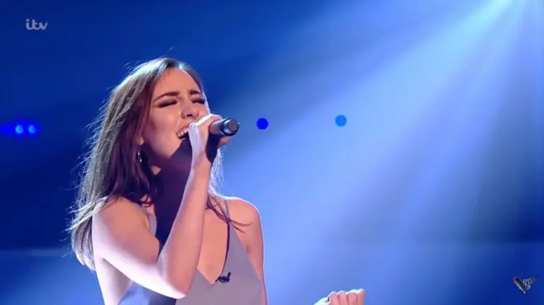 La española Clara Hurtado en 'La Voice'.