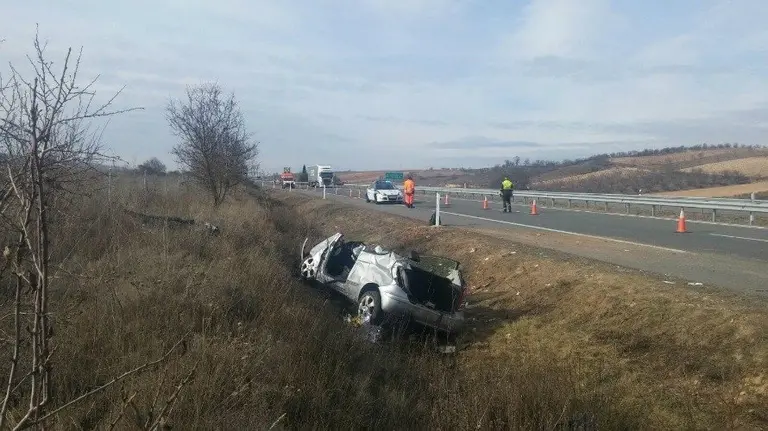 Un accidente en carreteras navarras. ARCHIVO