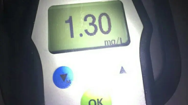 Tasa de alcohol que arroj&oacute; la vecina de Bera. PFORAL