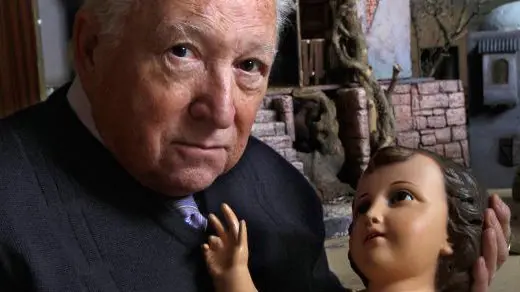 Manuel María Castells Martínez, fundador y expresidente de la Asociación de Belenistas de Pamplona. CEDIDA