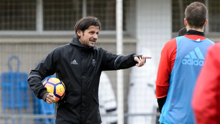 Último entrenamiento de Osasuna en Tajonar antes del partido contra la Real Sociedad. PABLO LASAOSA (10)