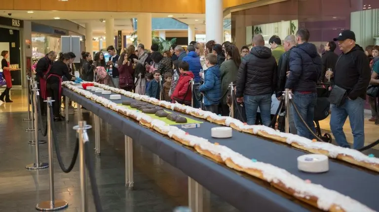 El rosco de 80 metros de Itaroa. 