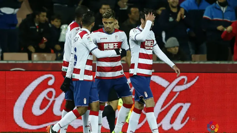 Partido entre el Granada y y la UD Las Palmas. Lfp.