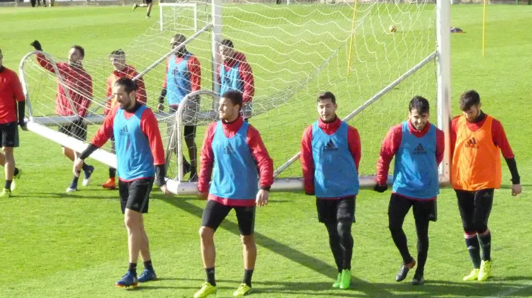Entrenamiento de Osasuna en Tajonar