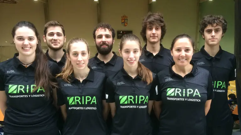 Componentes del equipo de Primera división del CB Estella.