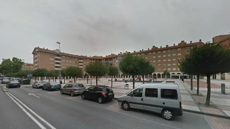 Plaza Margarita de Navarra de la Rochapea. 