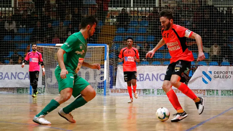 Partido Burela - Magna Gurpea en Lugo. Lnfs.