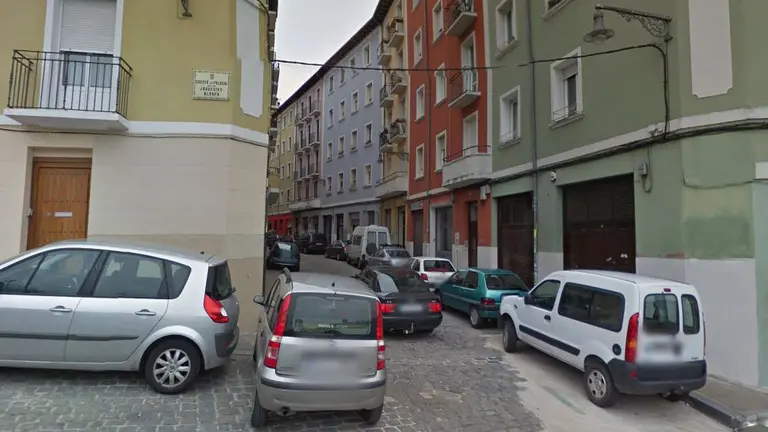 Imagen de la calle Aldapa en el Casco Antiguo de Pamplona