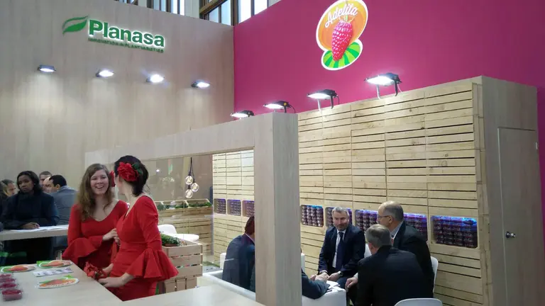 Vista del stand de Planasa durante la feria de Berlín