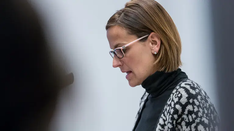 Mesa y Junta de Portavoces del Parlamento de Navarra. María Chivite (03). IÑIGO ALZUGARAY