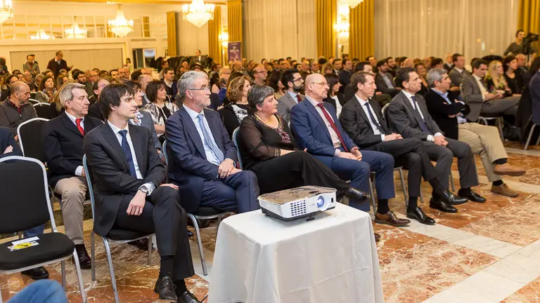 Presentación del Anuario de 'Navarra Capital' con la presencia del vicepresidente de Desarrollo Económico del Gobierno, Manu Ayerdi (05). IÑIGO ALZUGARAY