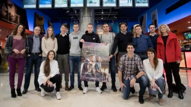 Jugadores, técnico y empleados de Osasuna en La Morea.