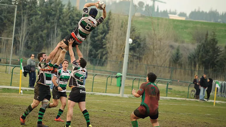 La aplastante victoria en Rugby de La Única RT frente al Gernika B. MIGUEL OSÉS (9)