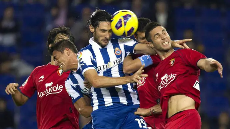Partido Espanyol - Osasuna en 2012. Efe.