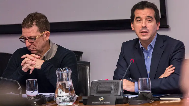 El delegado del Gobierno de Navarra en Bruselas, Mikel Irujo, presenta el informe sobre el futuro de las Estrategias de Especialización Inteligente (19). IÑIGO ALZUGARAY