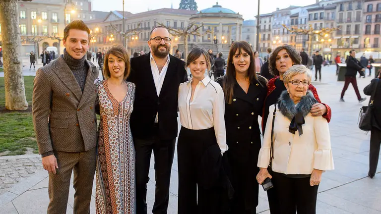 El equipo de El Guardi&aacute;n Invisible presenta en Pamplona la pel&iacute;cula junto a Marta Etura, Dolores Redondo y el directo. PABBLO LASAOSA (25)
