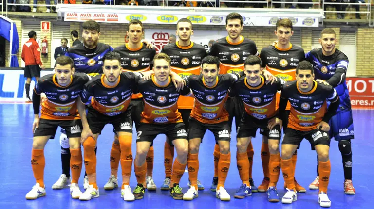 Plantilla del Aspil Vidal en Tudela.