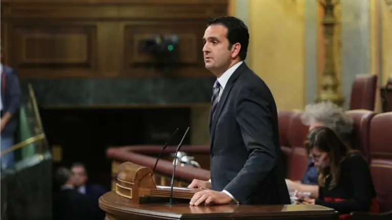 Íñigo Alli, de UPN, en el Congreso de los Diputados. EUROPA PRESS