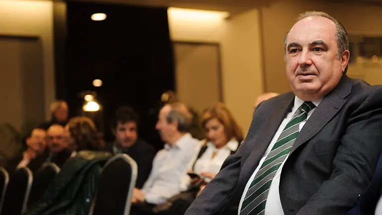 Entrega del Premio Gastronomñia a Ignacio Idoate del restaurante Alhambra. MIGUEL OSÉS_2