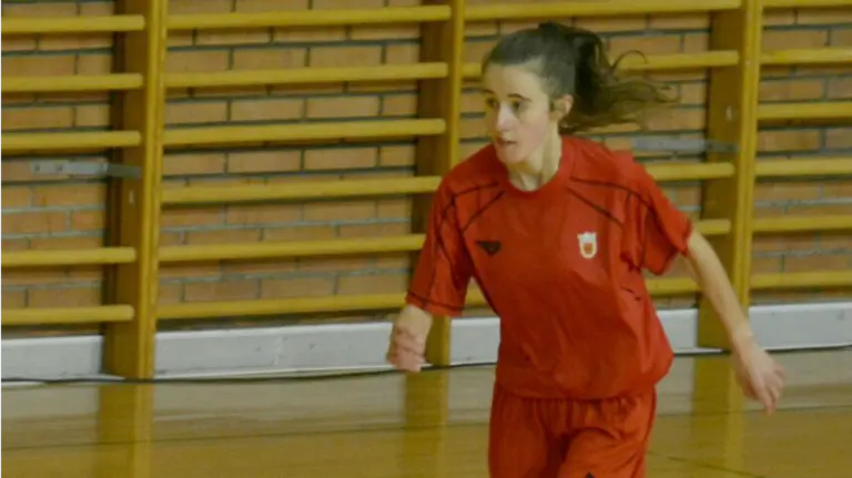 Goretti con la selección navarra. Cedida.