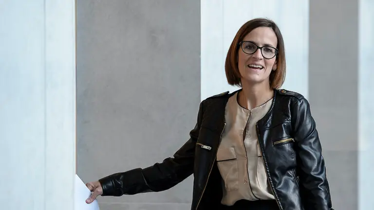 María Chivite accede a la Mesa y Junta de Portavoces. PABLO LASAOSA