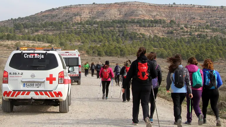 Dispositivo de Cruz Roja Navarra en la primera jornada de las Javieradas CEDIDA