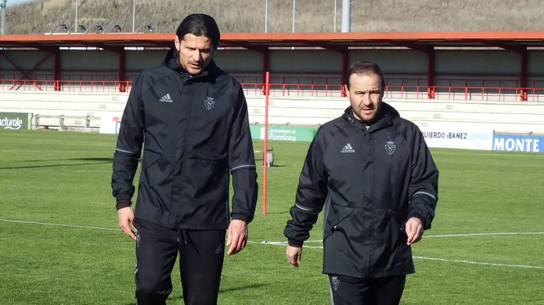Vasiljevic y Alfredo, en Tajonar.