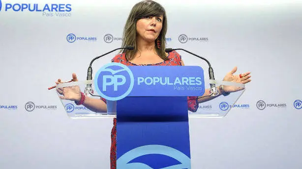 La secretaria general del PP vasco, Nerea Llanos EFE