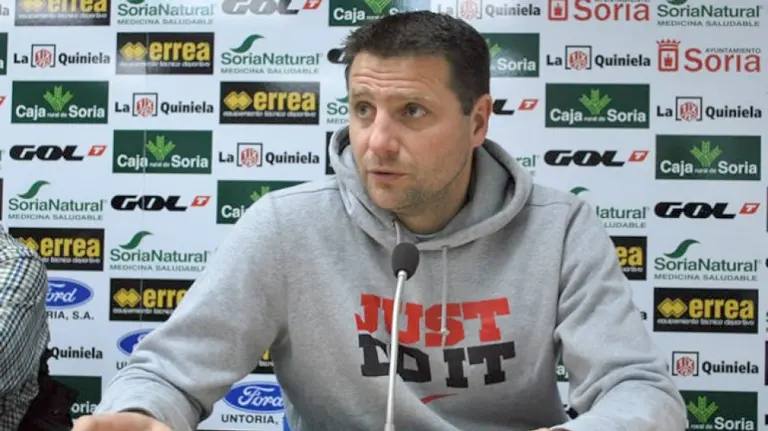 César Palacios en una rueda de prensa. Archivo.