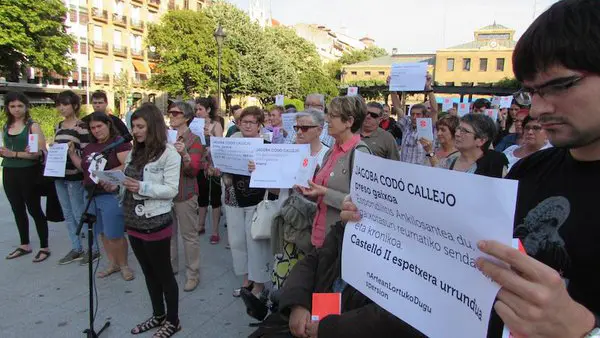 Manifestación por el preso etarra Jagoba Codo