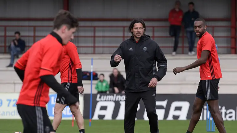 Último entrenamiento de Osasuna antes de la visita del Eibar. PABLO LASAOSA 13