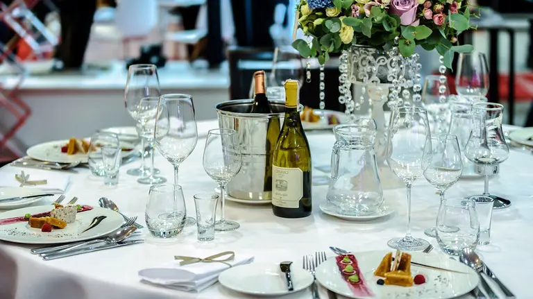 Banquete de una boda.