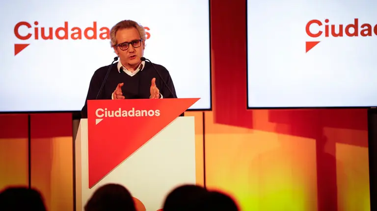 El portavoz de Ciudadanos Navarra, Carlos Pérez-Nievas. Europa Press