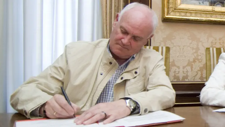 El exalcalde socialista de Ansoáin, Alfredo García, en una imagen de archivo GN