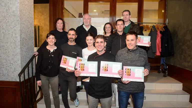 Acto de entrega de diplomas a los finalistas de la I Semana de la Croqueta. PABLO LASAOSA 23