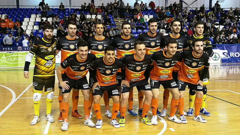 Plantilla del Aspil Vidal de fútbol sala.