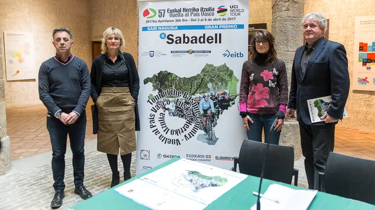 Presentación de la Vuelta Ciclista al País Vasco, que comenzará el lunes 3 de abril en Pamplona (04). NAVARRA.com