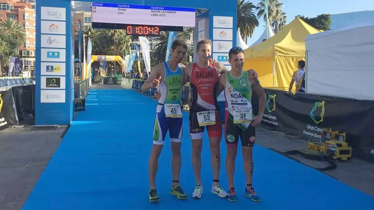 Ander Noáin, tercero en Canarias.