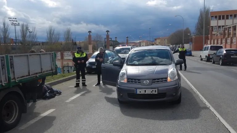 Atropello en la calle Mugurazuri de la Chantrea
