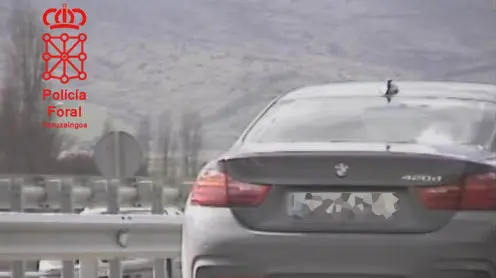 Pillados 17 coches a más de 160 kilómetros por hora en Navarra