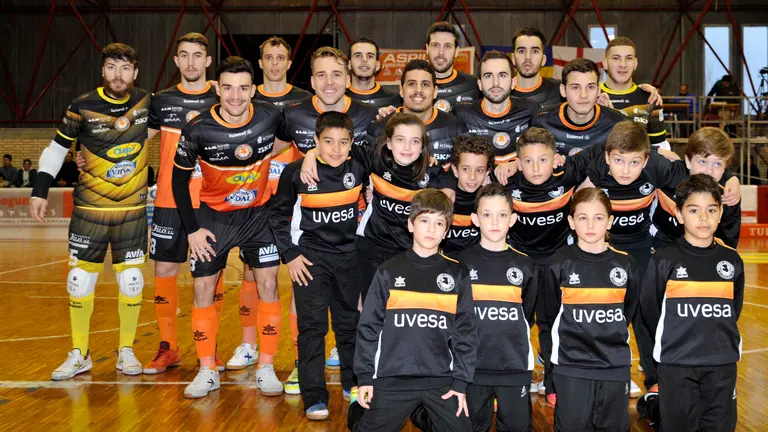 Equipo del Aspil-Vidal en un partido reciente en Jumilla.