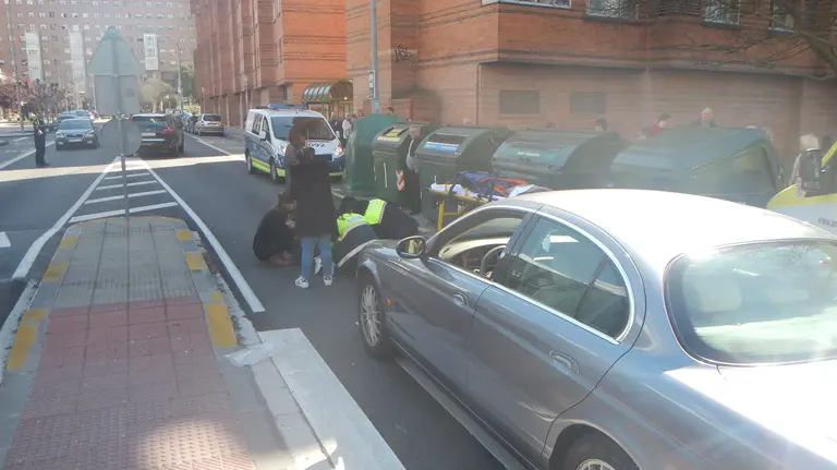 Atropello en Mendebaldea a una señora de 63 años
