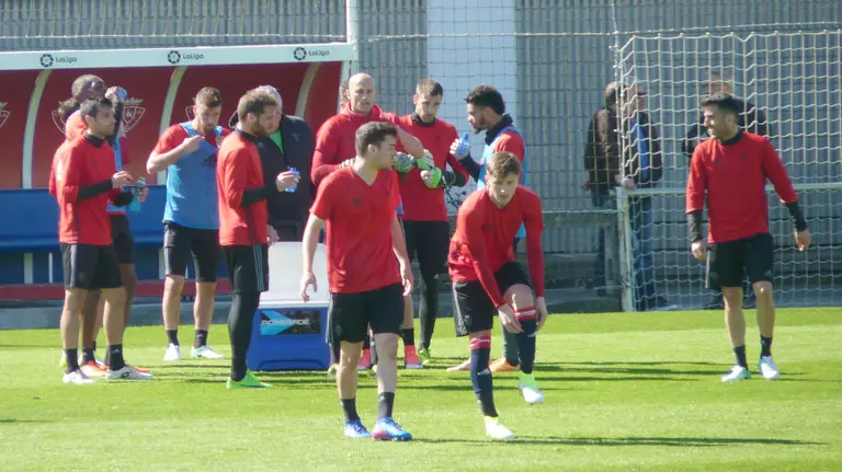 Entrenamiento de Osasuna.