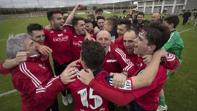 El equipo Juvenil de Osasuna en División de Honor se proclama campeón de su grupo tras ganar al Getxo en Tajonar CA OSASUNA