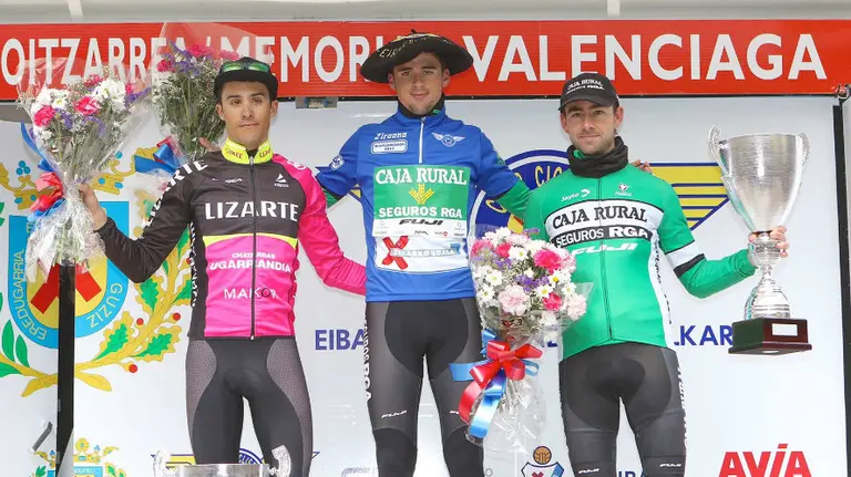 Pódium del memorial Valenciaga. Cedida.