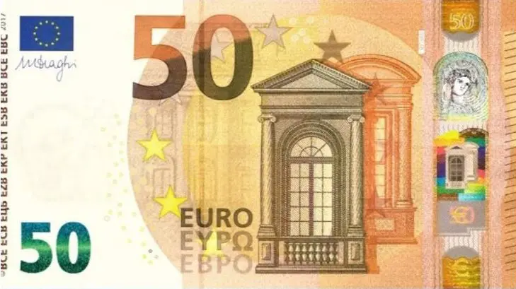 El nuevo billete de 50 euros que entra en circulación el martes 4 de abril de 2017