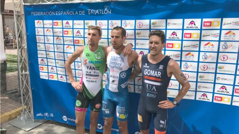 Pódium categoría elite masculina.