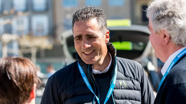 Salida de la primera etapa de la '57 Vuelta Ciclista al País Vasco' entre Pamplona y Sarriguren (15). NAVARRA.com